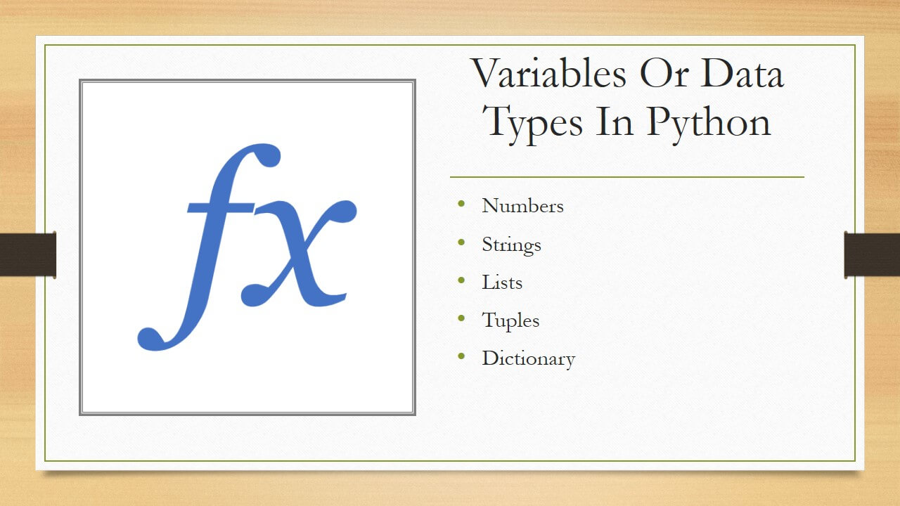 Python variables