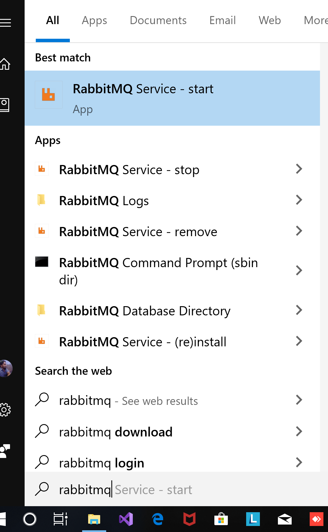 Настройка кластера rabbitmq в windows