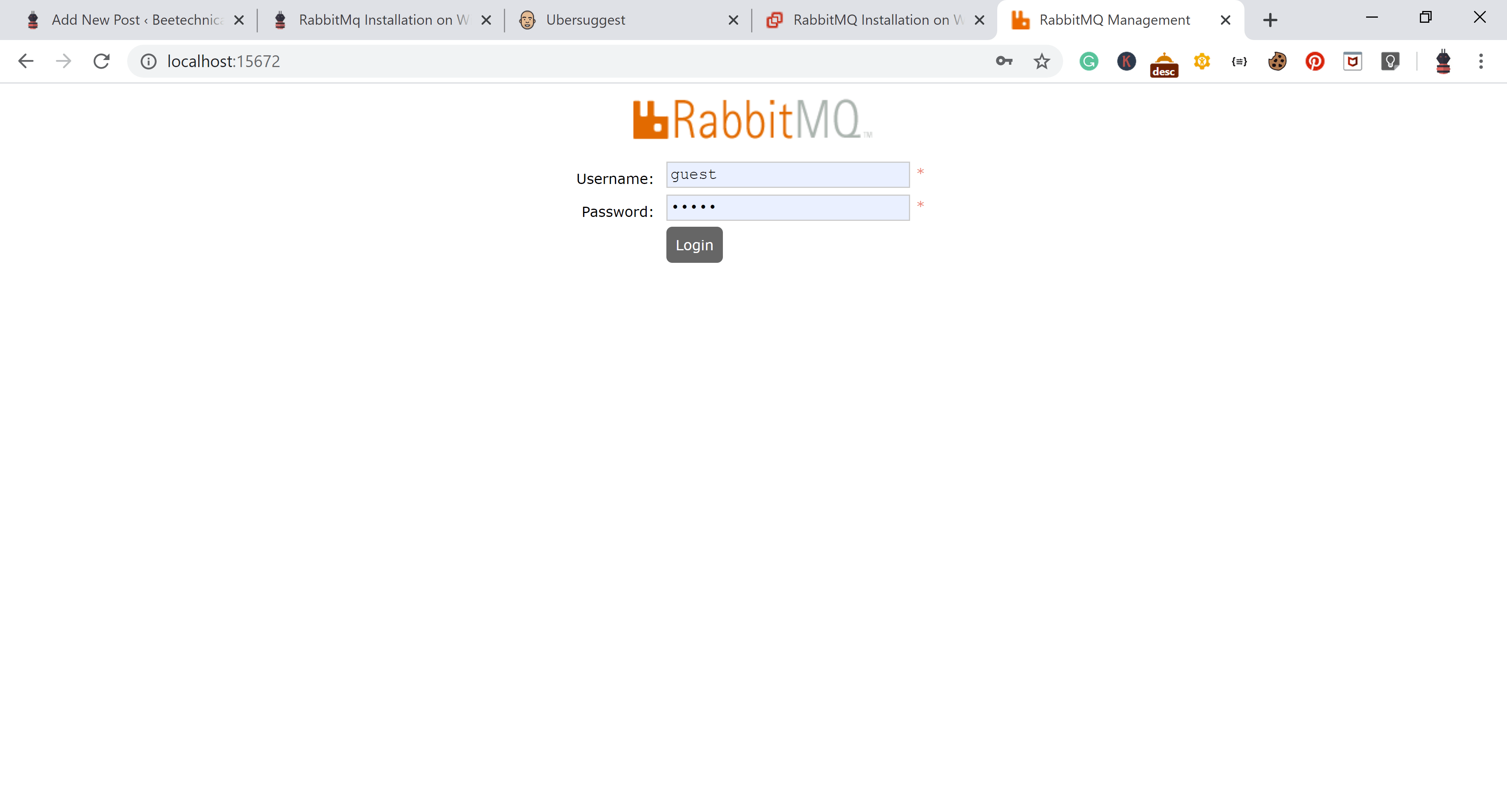 rabbitmq download windows 10