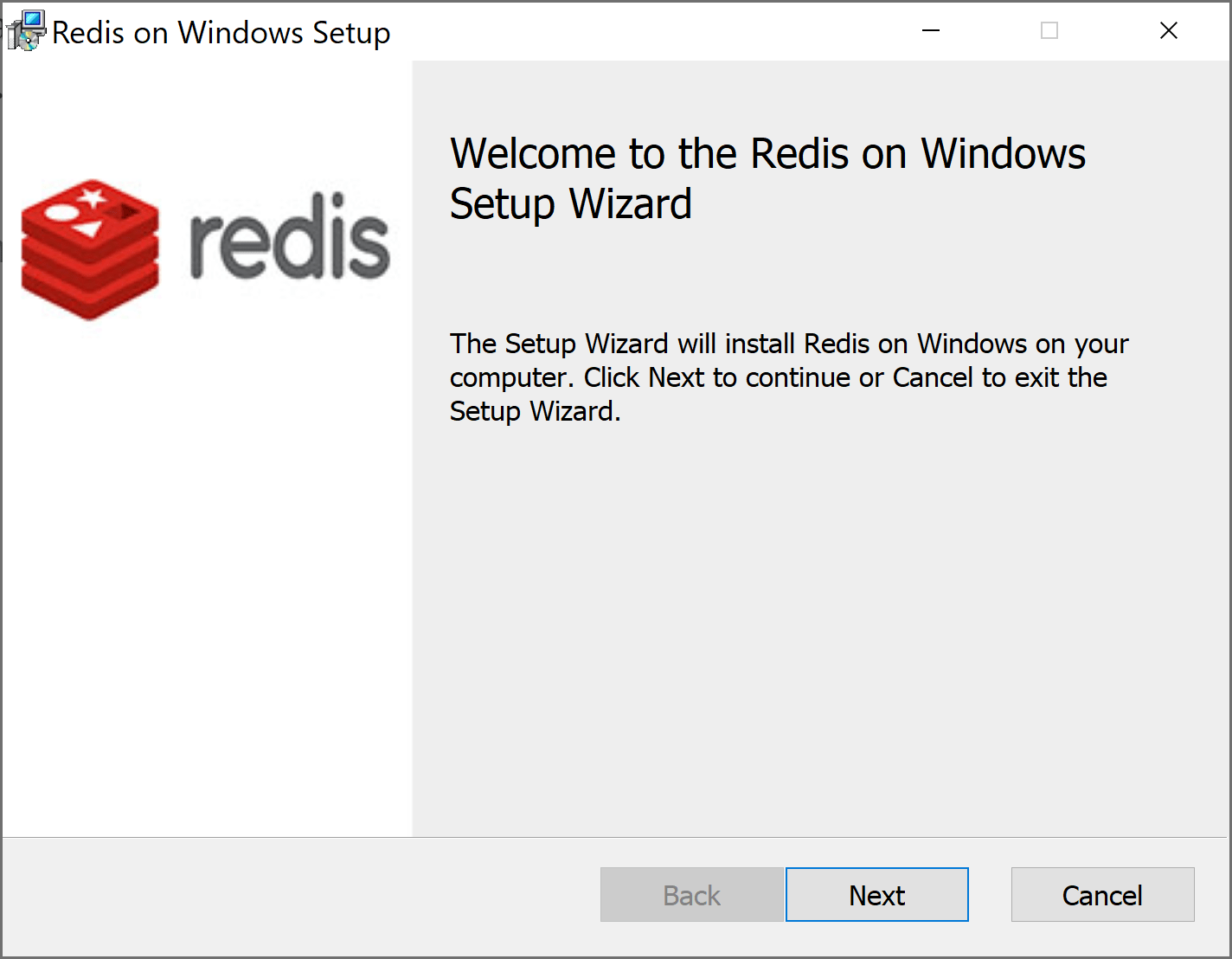 Redis не запускается на windows