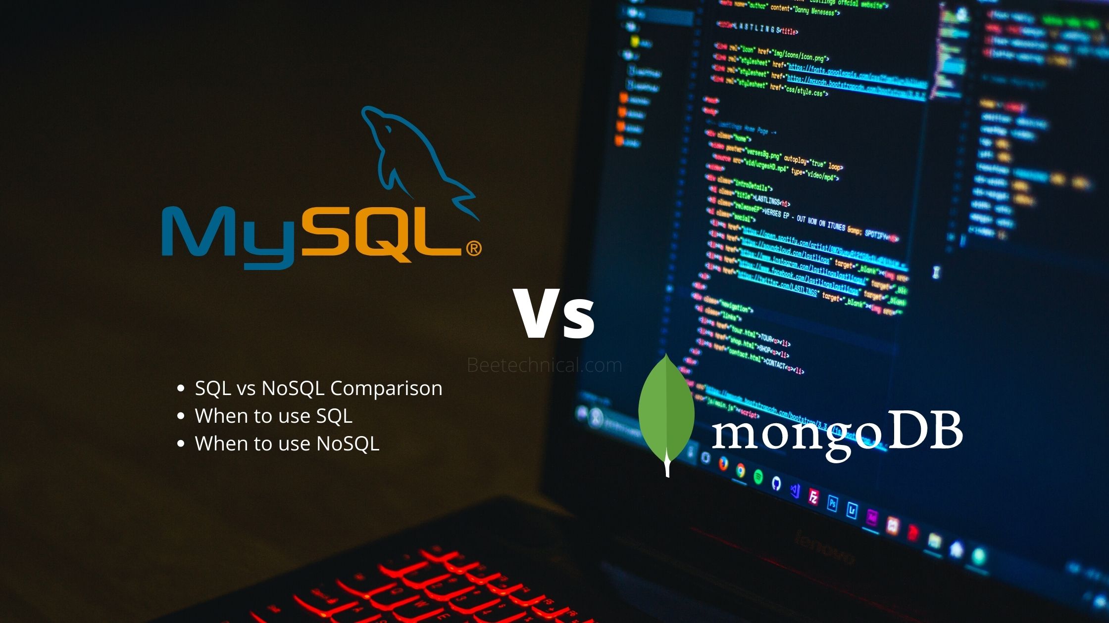 what is the difference between sql and nosql database in aws