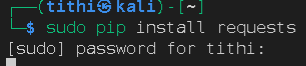 Sudo Pip Install Requests