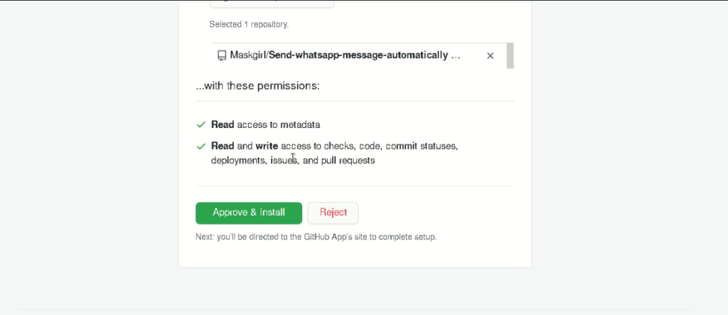 GitHub Permission to integrate with Azure DevOps