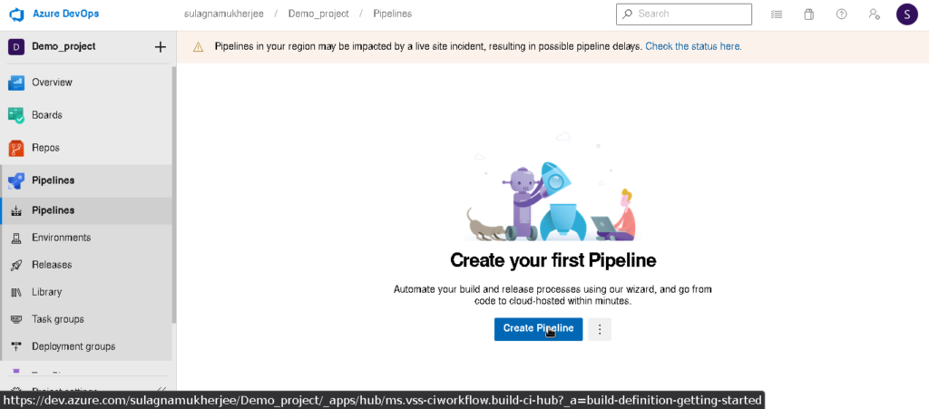 Azure DevOps Create Pipeline